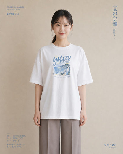 潮の夢｜水彩 半袖Tシャツ レディース（スタンダードプリント 15×20cm）