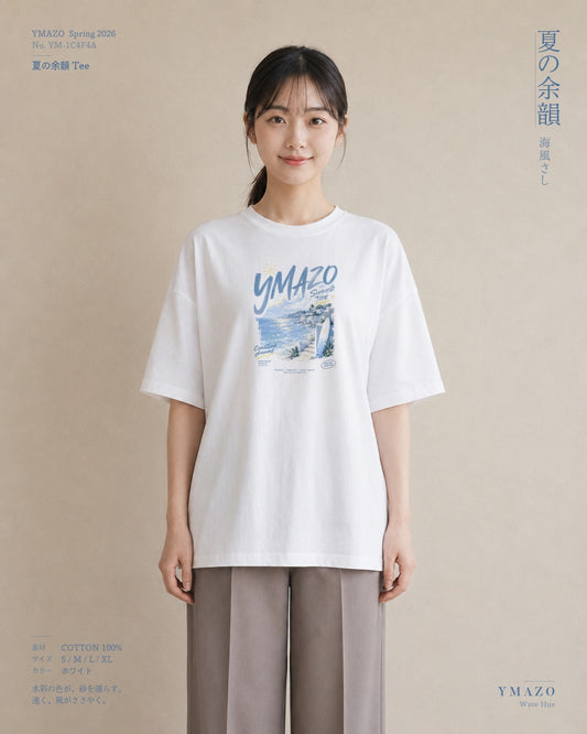 潮の夢｜水彩 半袖Tシャツ レディース（スタンダードプリント 15×20cm）