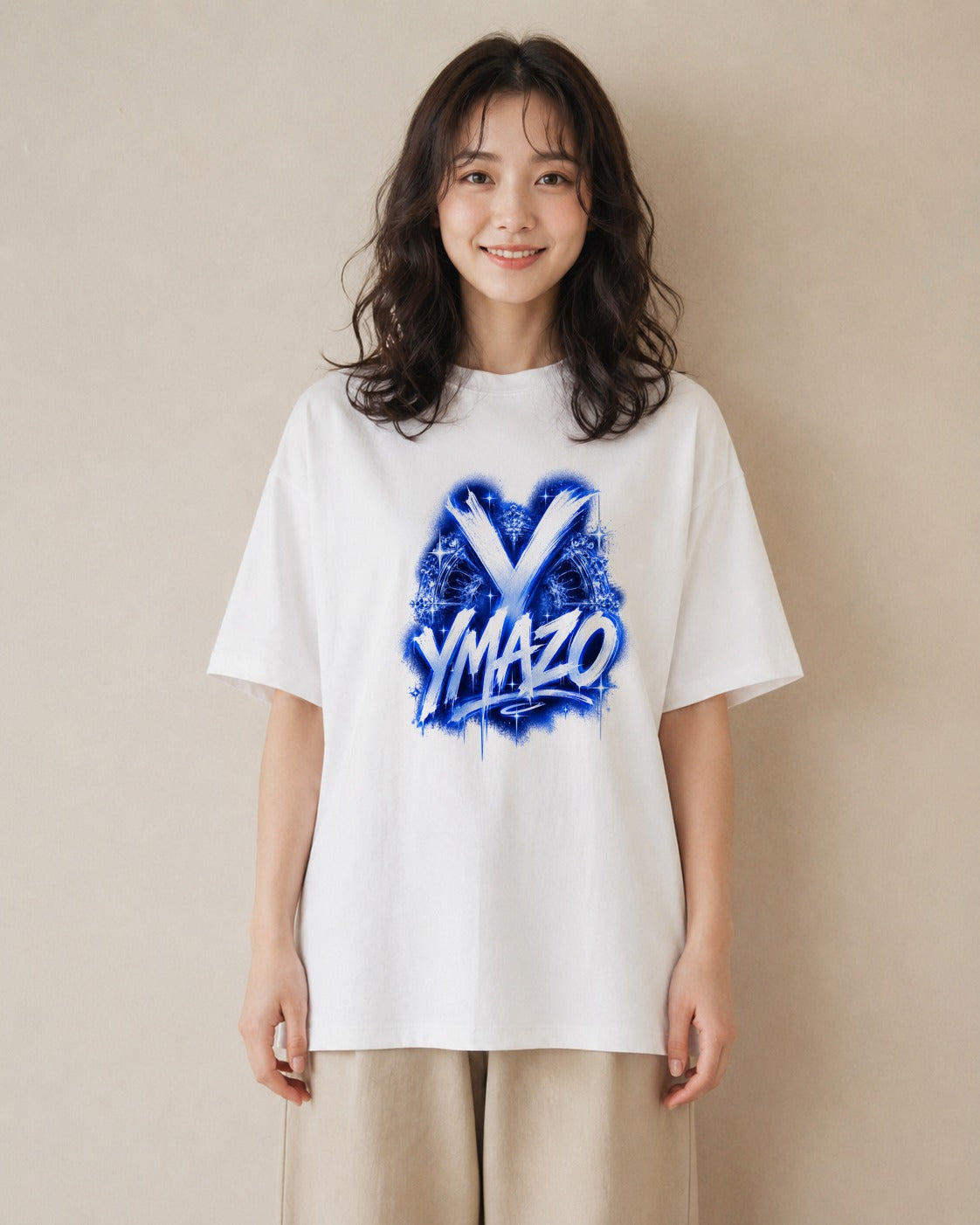 藍のしるべ｜水彩 半袖Tシャツ レディース