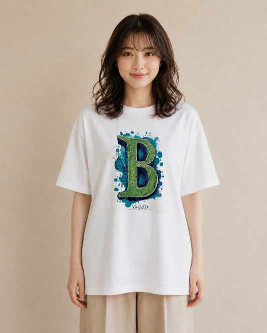 緑萌ゆる｜水彩 半袖Tシャツ レディース