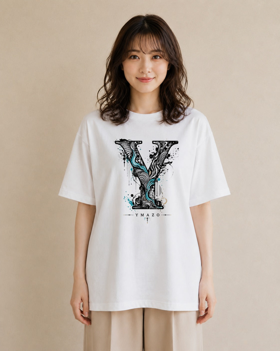 蒼天｜水彩 半袖Tシャツ レディース