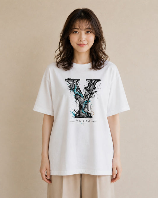 蒼天｜水彩 半袖Tシャツ レディース