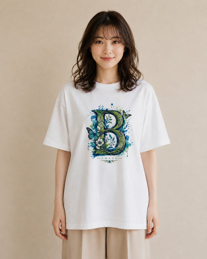 水ぎわの音｜水彩 半袖Tシャツ レディース