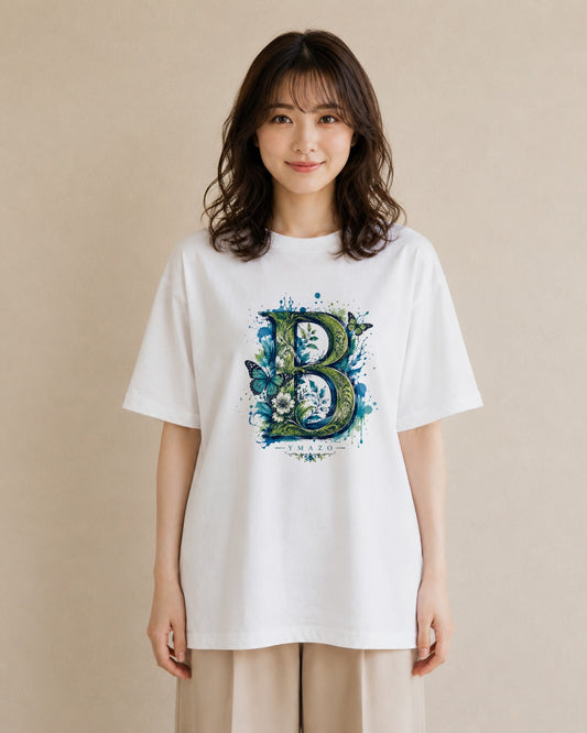 水ぎわの音｜水彩 半袖Tシャツ レディース