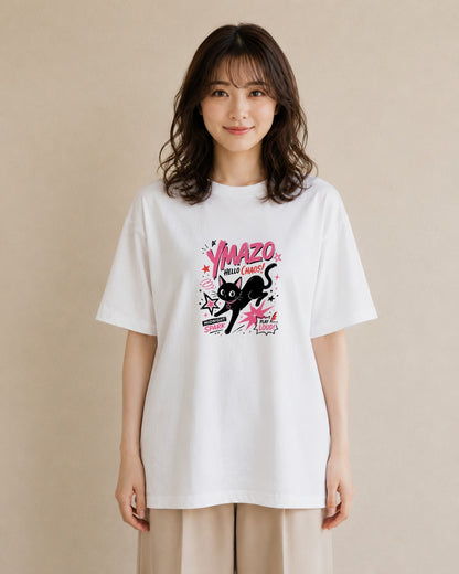 桜さやか｜水彩 半袖Tシャツ レディース（スタンダードプリント 15×20cm）